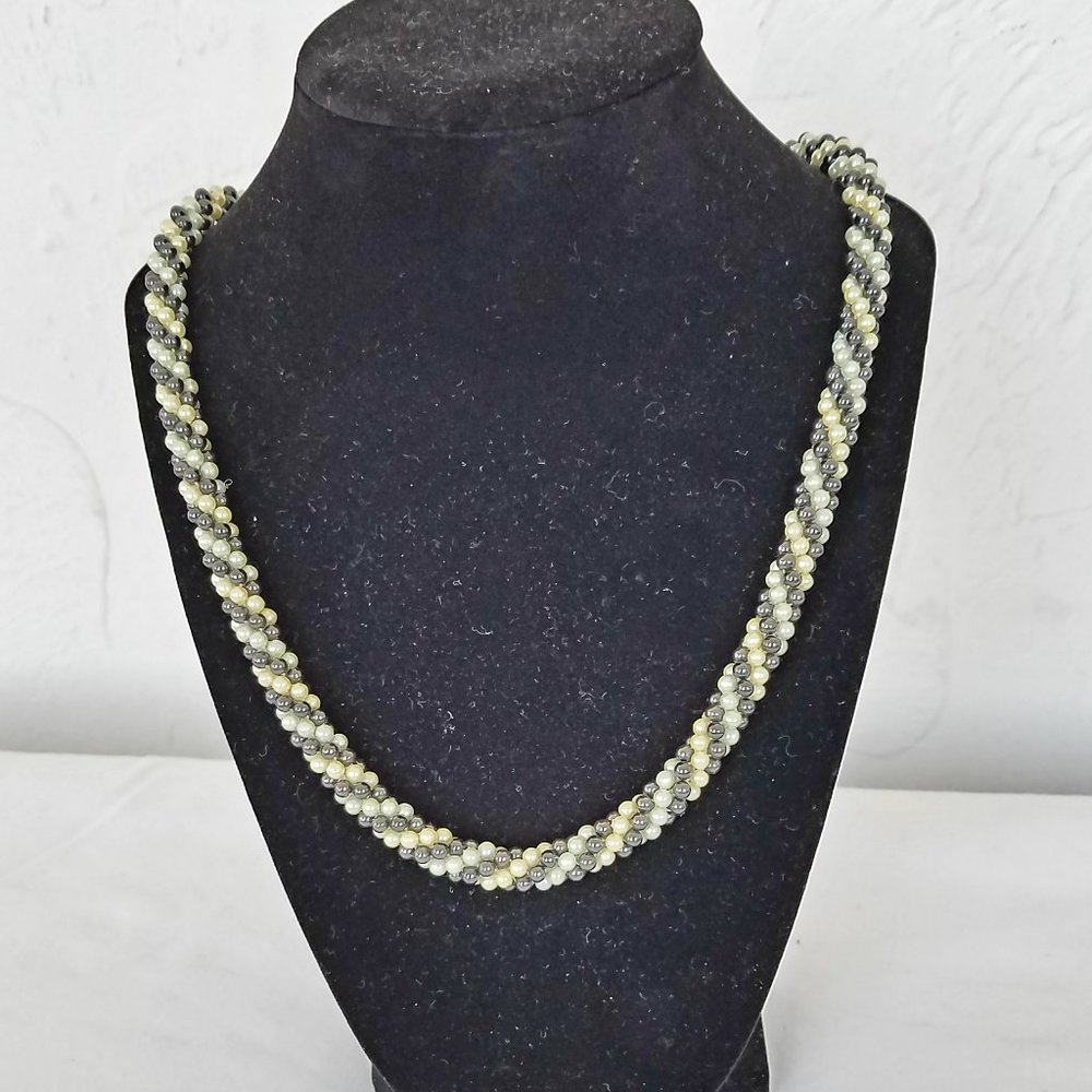 Vintage Multi Strand Rope Necklace